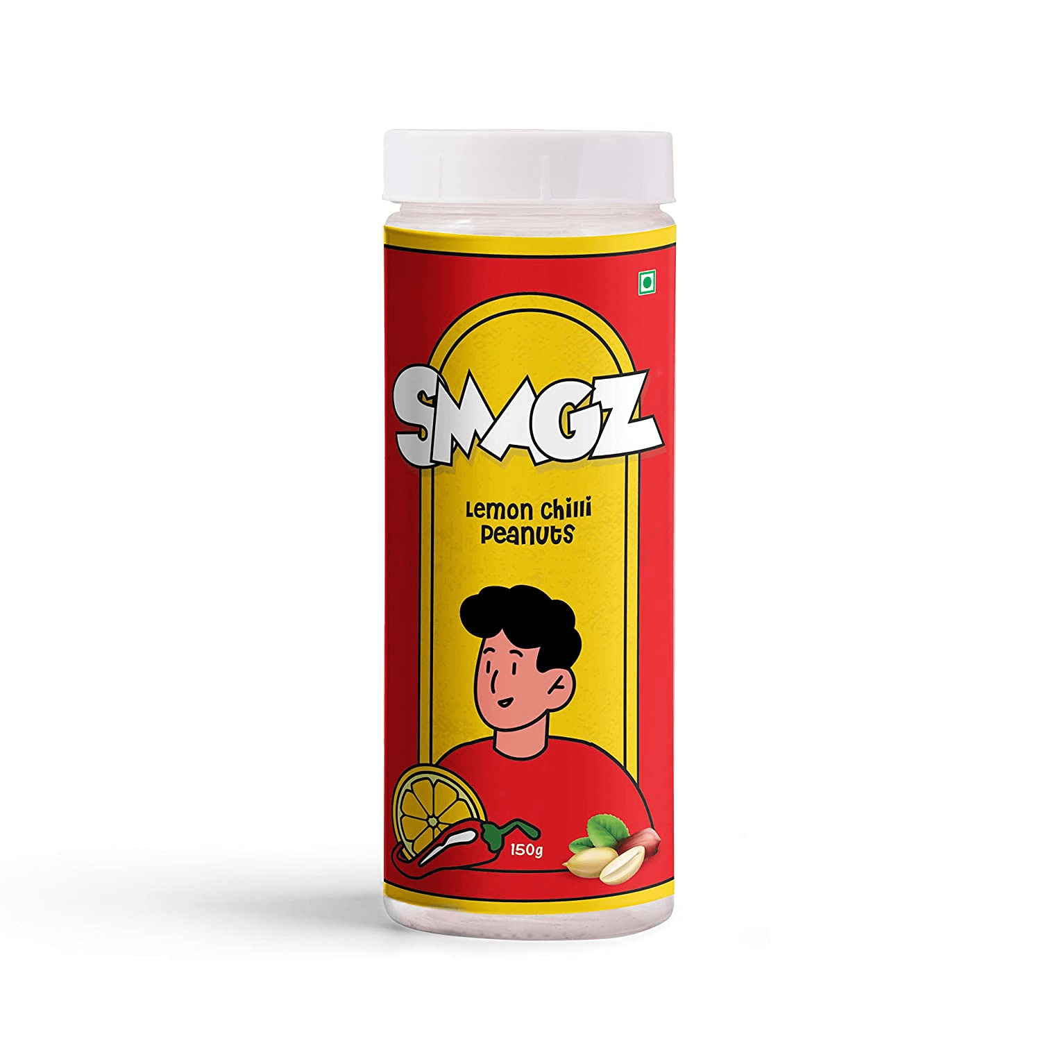 SMAGZ Lemon Chilli Peanut Healthy Namkeen and Snacks
